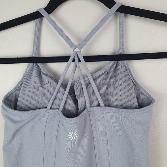 ATHLETA Activewear Top‎ Built-in Bra Gray Women's Size S - Picture 6 of 11